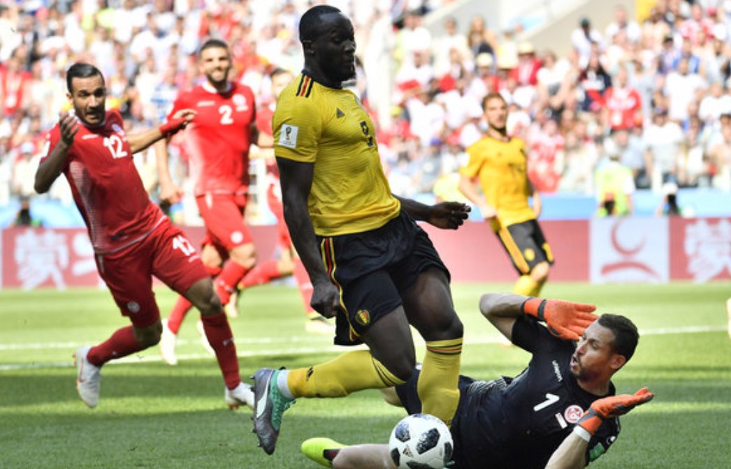 截止目前卢卡库打进4球,他是单届世界杯进球最