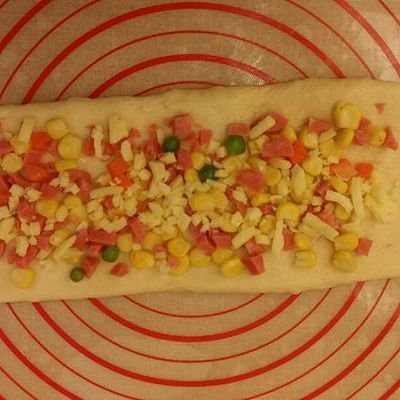 玉米火腿奶酪面包