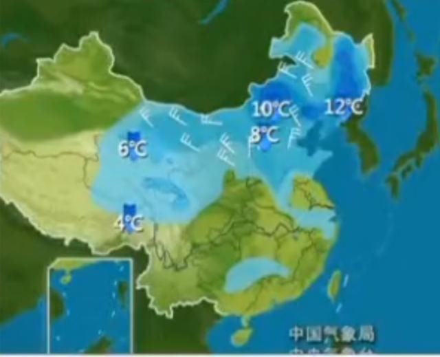 冷空气频繁来扰，北方降温继续，南方雨雪不断