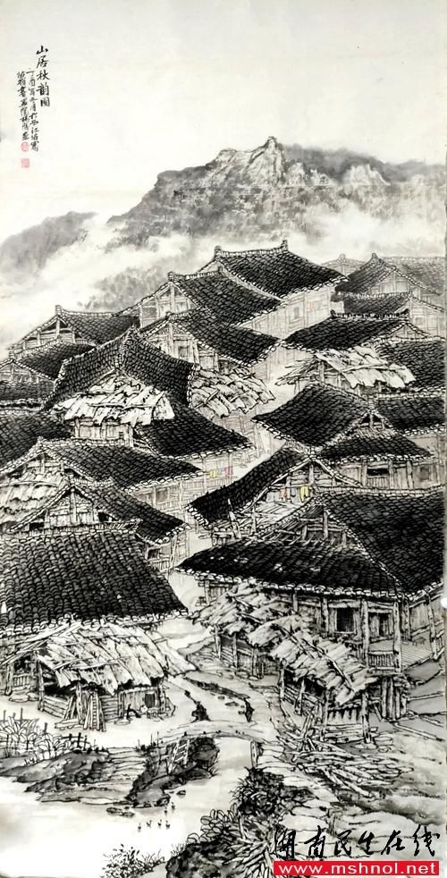 侗族青年画家杨绍啟(杨胜)：一笔一画 游于山水间