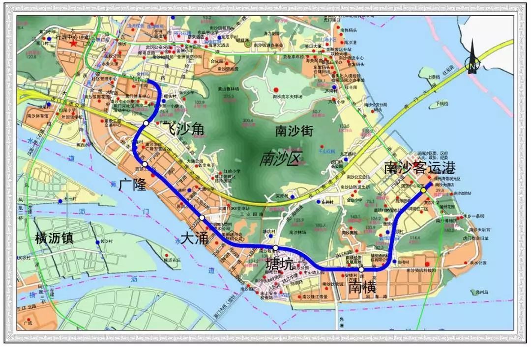 南宁地铁站点平面图