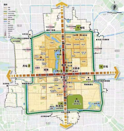 北京核心区规划公示