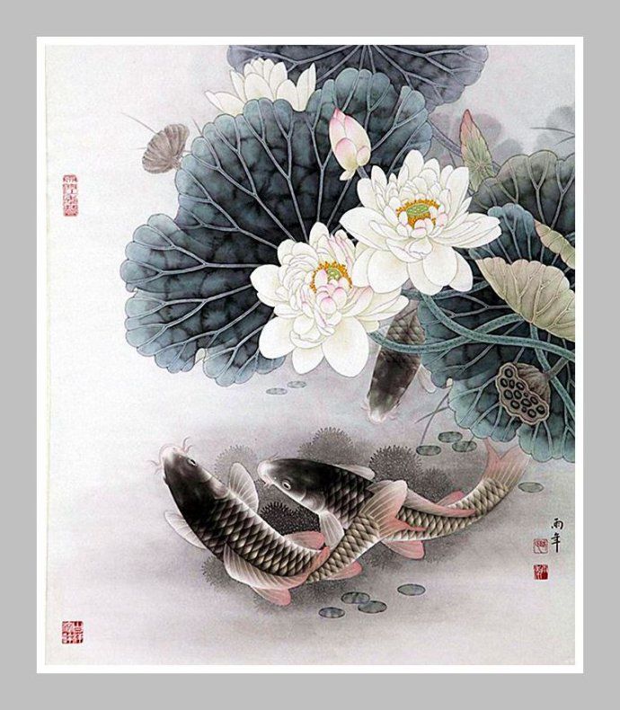 剪绿裁红何足道,碧梧栖老月同游!--路雨年工笔