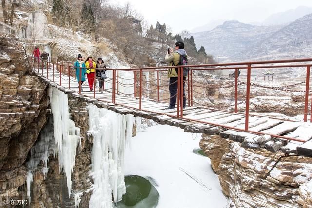 红色旅游胜地，人工天河红旗渠，观赏“九峡十八断”的络丝潭