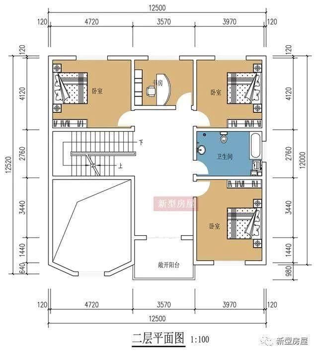 农村自建别墅最佳户型前5名，第3套造价只要28万，你中意哪一套?