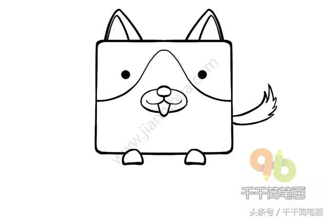 三角形四边形正方形拼动物图案