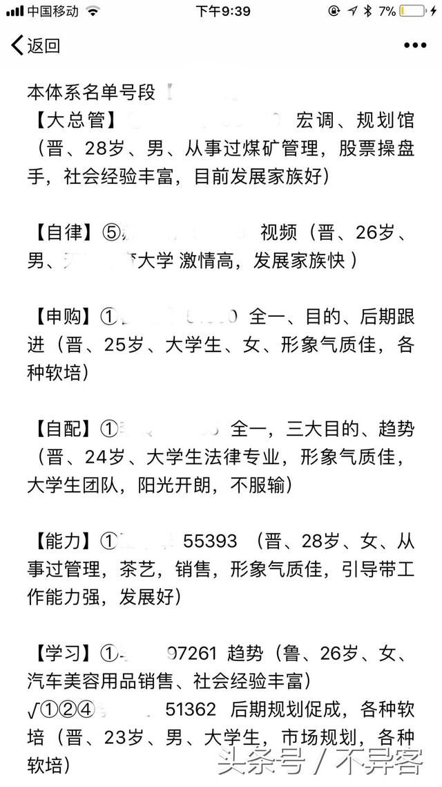 1040传销内部讲师信息被公开,选哪些讲师给新