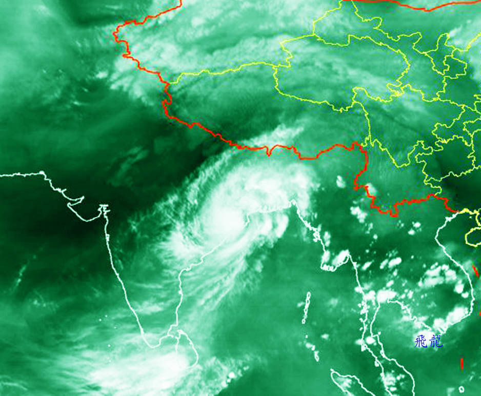 印度洋最强热带气旋为青藏高原带来降雨