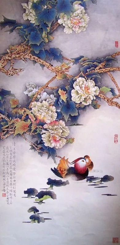 檀东铿｜工笔花鸟画赏析