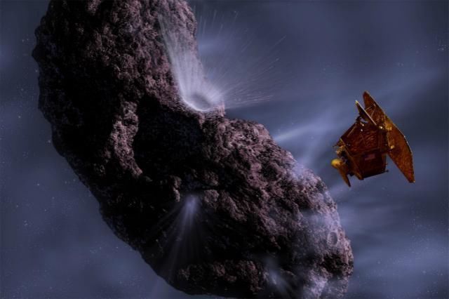 人类探索宇宙的一个里程碑,撞击彗星探索起源