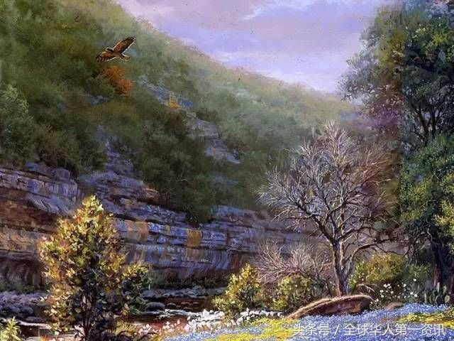 30张超美的美国风光油画