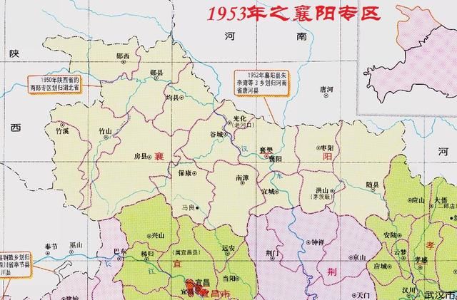 湖北省曾经面积最大的地级单位，今被拆成三个地级市