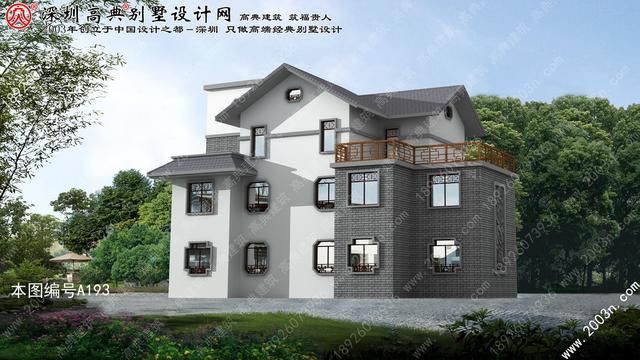 湖南溆县水隘乡黄溪村三层高端中式别墅宽敞空间居住使用十分舒适