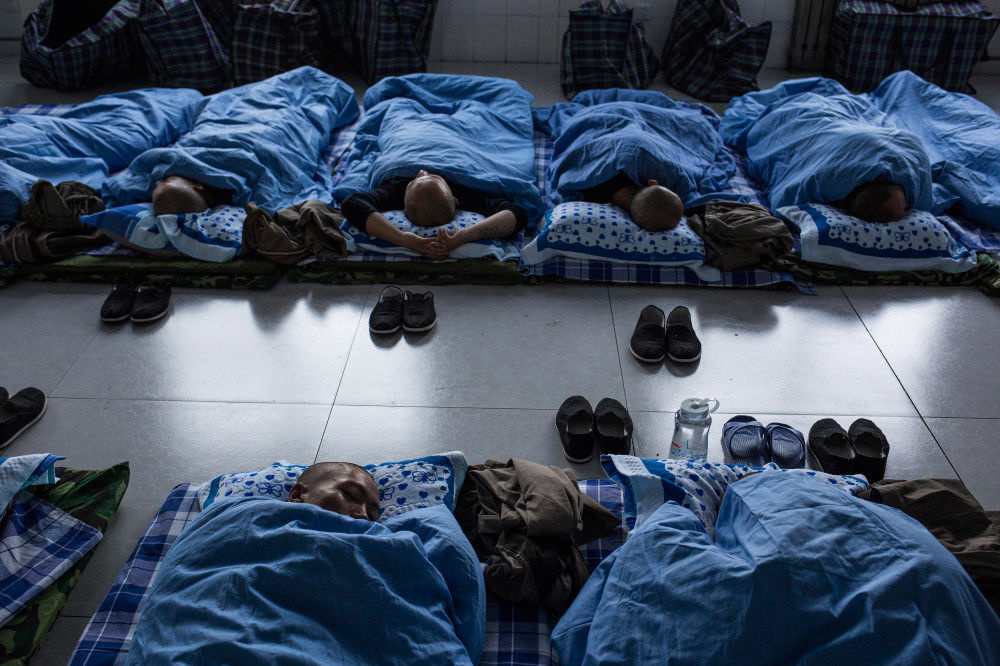 一组反映戒毒所生活的真实照片