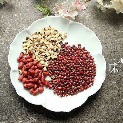 花生眉豆红豆糖水