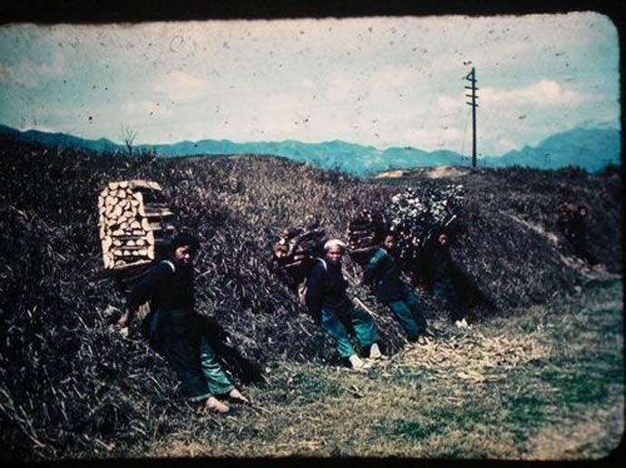 40年代中国绝版彩照