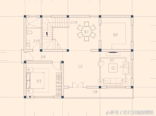 7款三层农村自建房设计，4款带堂屋，3款造价不超过30万