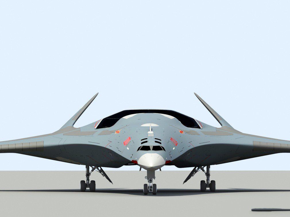 最大起飞重量320吨 解放军轰20轰炸机CG照曝