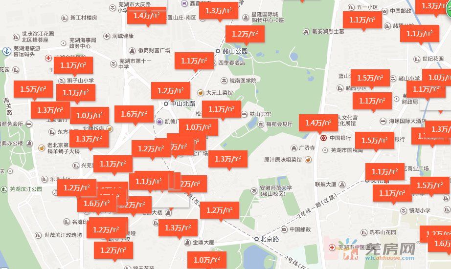 最高报价1.7W+!最新摸底芜湖市区33家小区二