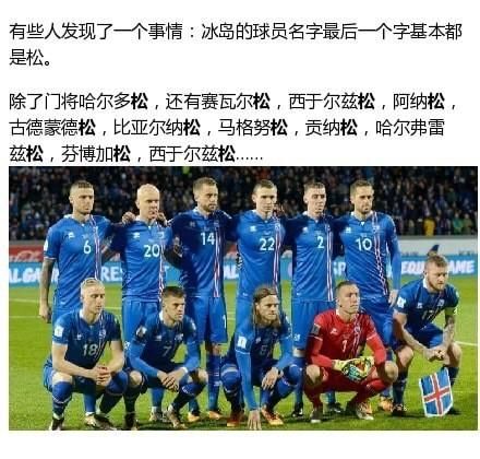 冰岛国家足球队球员,都另有其他职业,真是才华