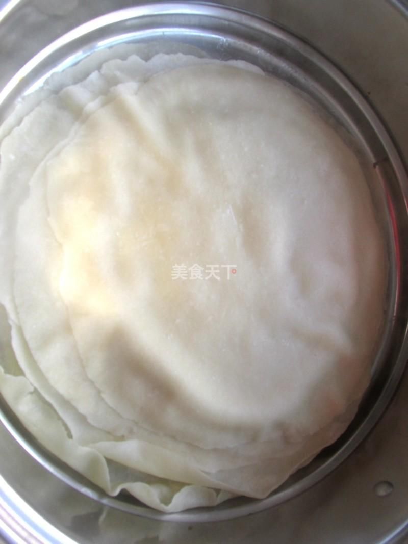 正宗的春饼要薄如纸，一种烫面两种饼!
