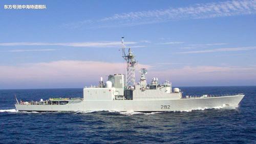 加拿大海军唯一的防空导弹驱逐舰,易洛魁人级
