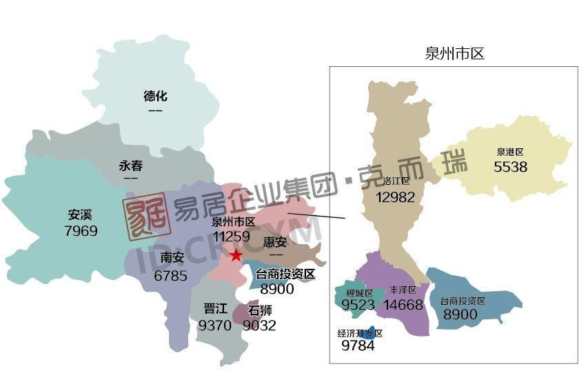 福建各地级市最新房价地图