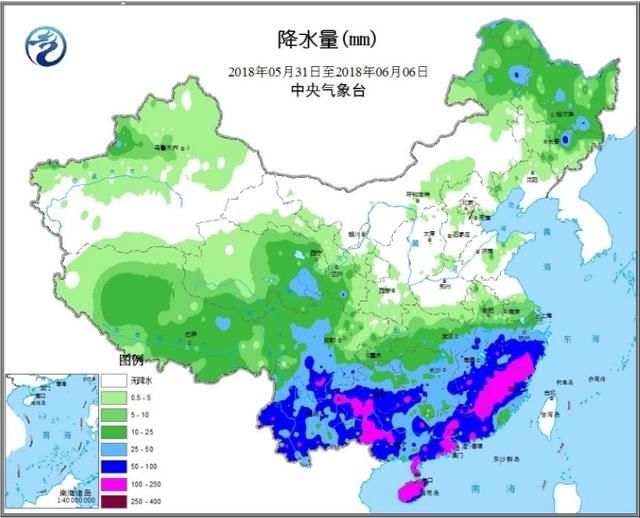 未来一周华南等地强降水防范局地暴雨洪涝