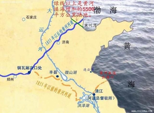 黄河的一次改道 竟让江苏大变样 苏南人和苏北