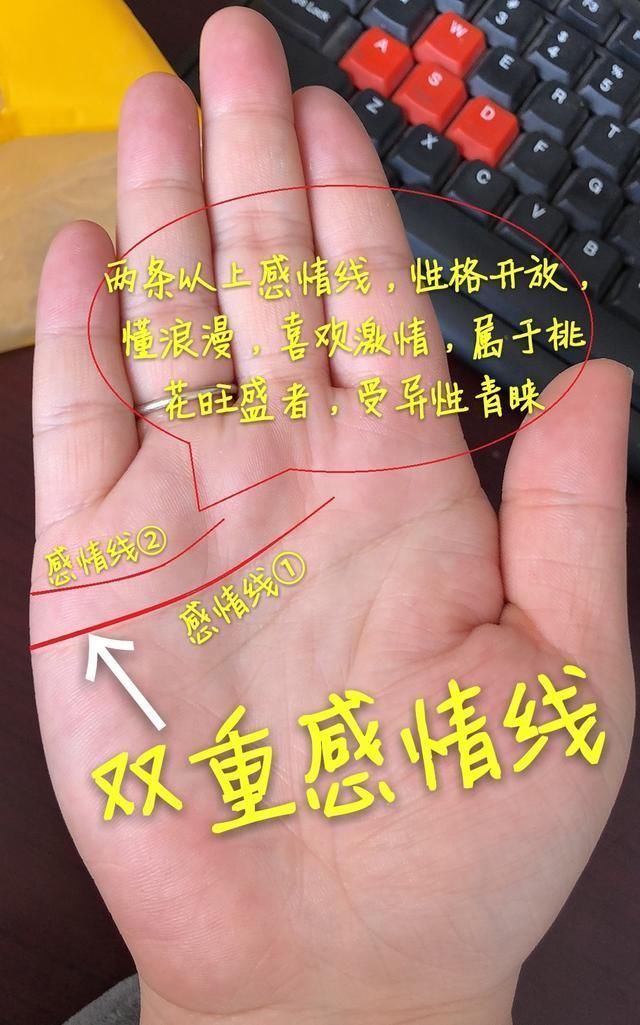 手相中出现多条感情线，桃花不请自来，最容易受到异性追求