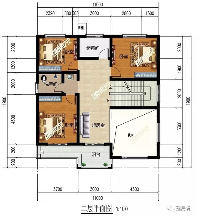 5套120平左右的别墅，经济实惠，家家户户都建的起