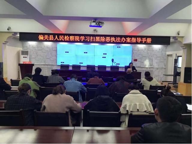 偏关县人民检察院 扫黑除恶专项斗争简报