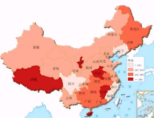 2017年各省保费增速榜 北上广津增长最低