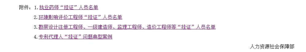 打击“挂证”! 人社部曝光职业资格“挂证”黑名单