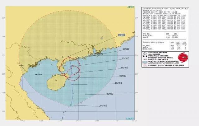 中央气象台认定今年 4 号台风生成，将对华南造成大范围强降水