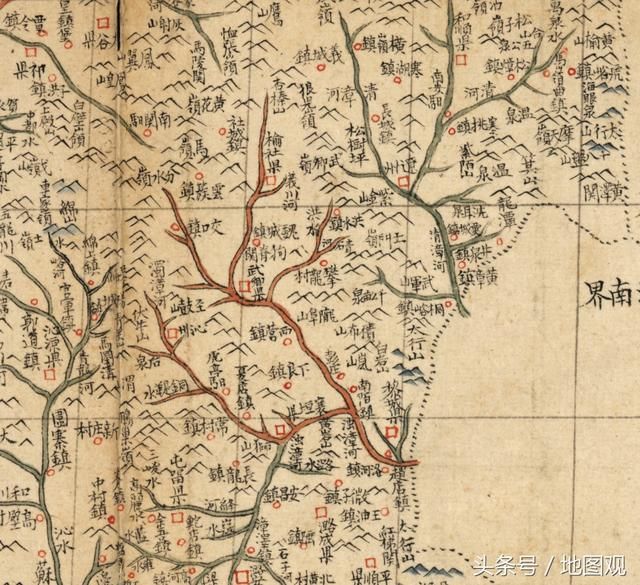 地图:清朝初期,各省地图和城市名称都是什么样