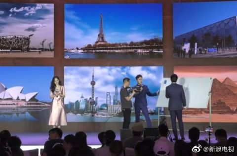 灵魂画手 霍建华《筑梦情缘》发布会萌系画作