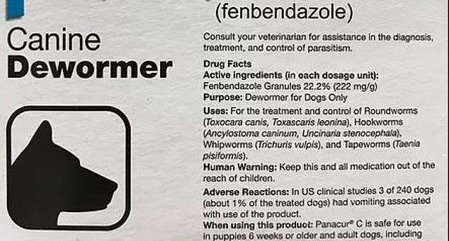 每日邮报报道:男子用狗药治疗肿瘤的故事