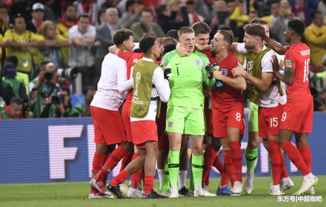 俄罗斯世界杯英格兰总比分5:4淘汰哥伦比亚,英