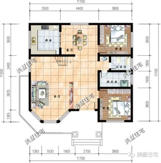 9套120平左右的别墅，看看有适合你家宅基地的吗?