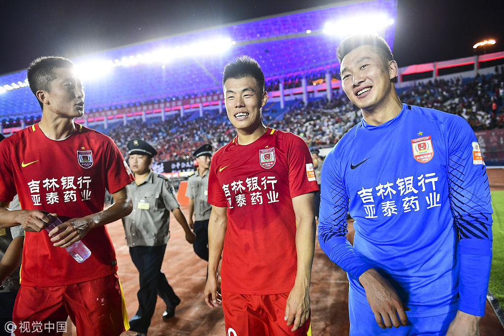 2018中超第17轮:长春亚泰3-2广州恒大淘宝 亚