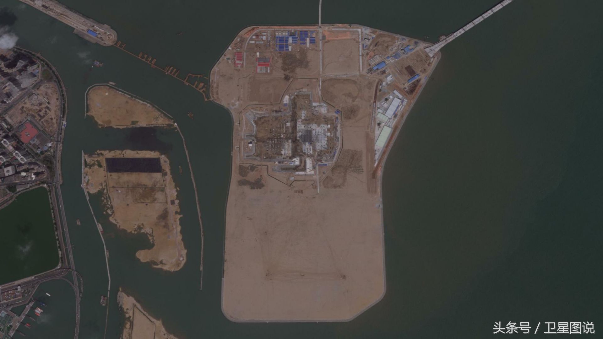 港珠澳大桥!人工岛从无到有，东亚基建狂魔名不虚传