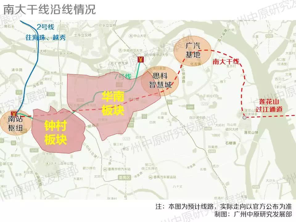 广州1号公路规划解读：番禺、南沙突显大湾区枢纽功能