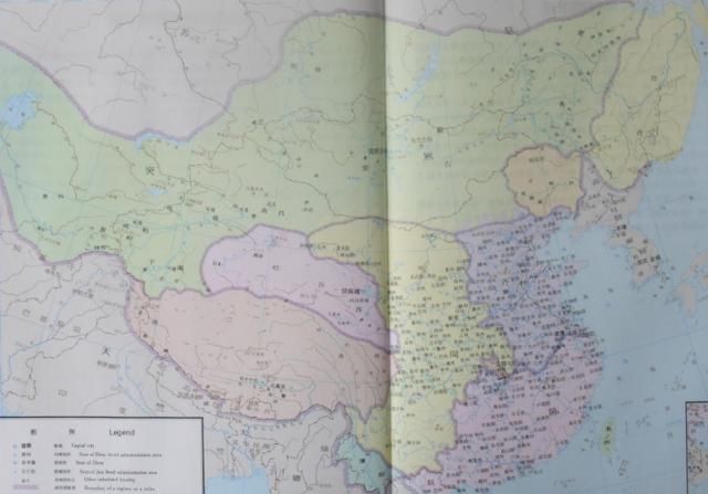 南北朝到隋唐的中国地图是什么样子的?图片