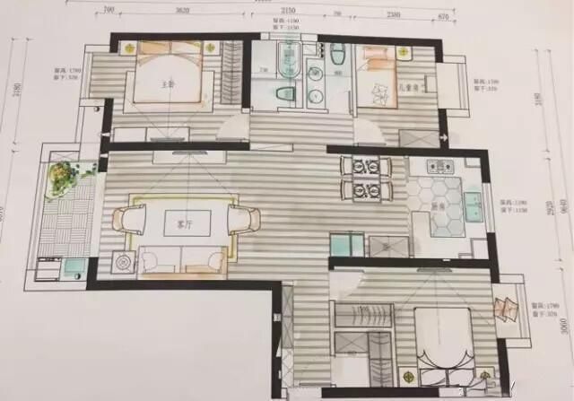 上海350万买123平，翻新只花不到10万块，却处处尽显高端