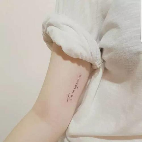 清新精致的纹身,我就不信你不动心!~