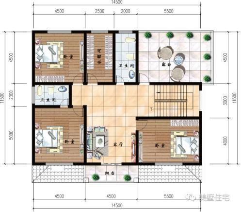 五款农村二层别墅，30万左右，看过的人都喜欢