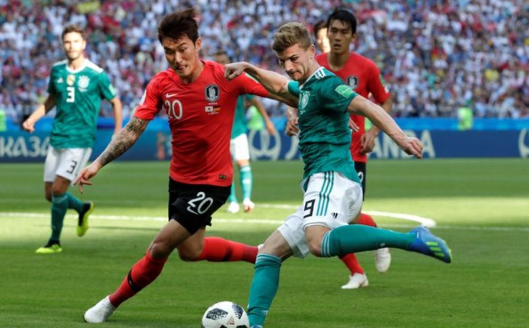 俄罗斯世界杯德国0:2韩国,爆出最大的冷门,韩国