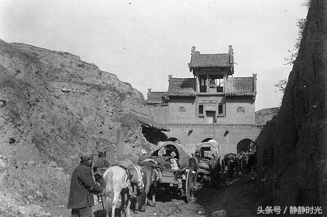 老照片，1907年法国人拍摄的山西，看那时的三晋大地是什么样子的