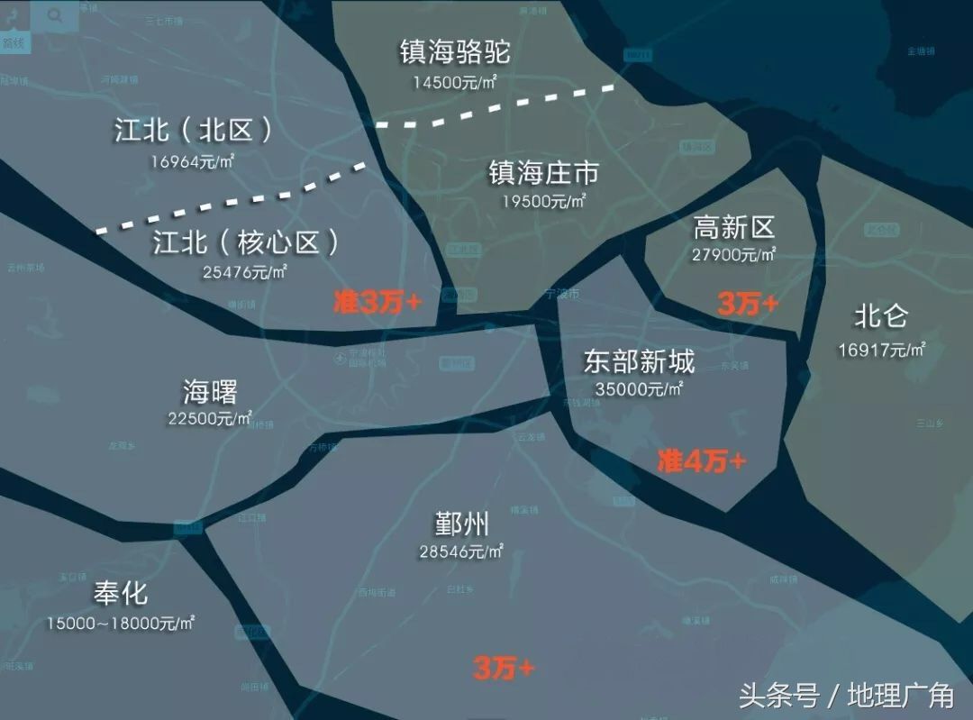 宁波最新房价地图